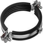 ЗУБР 6 шт., 2 1/2", оцинкованный, хомут трубный с гайкой Мастер
