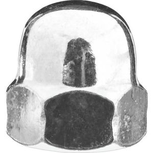 ЗУБР DIN 1587 колпачковая, M12, 2 шт., оцинкованная гайка
