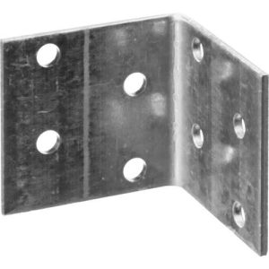 ЗУБР УКР-2.0, 40 x 40 x 40 x 2 мм, цинк, равносторонний крепежный уголок