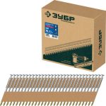 ЗУБР SN21 70 х 3.1 мм, реечные гвозди рифленые оцинкованные, 2400 шт