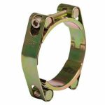 Хомут силовой двухболтовый W1 оцинкованный 150-160 мм