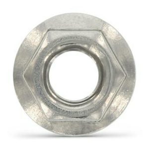 Гайка DIN 6923 А4 шестигранная, фланцевая, с насечками М3