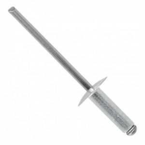 Заклепка DIN 7337 вытяжная широкий бортик, AL (mg 2.5%)/ST M6.4х30х19