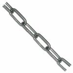 Цепь DIN 5685А оцинкованная короткое звено D12