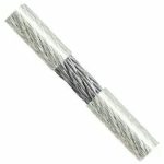 Трос DIN 3055 P для растяжки стальной в ПВХ оболочке D8/10