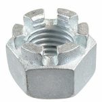 Гайка DIN 935 прорезная M16, класс прочности 8