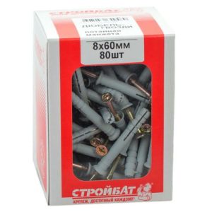Дюбель-гвоздь 8х 60 пот (80 шт)