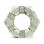 Гайка DIN 935 А2 шестигранная, корончатая М8