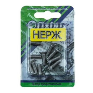 Винт нерж.пот. DIN 965 М 4х25 (10шт)