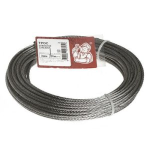 Трос стальной DIN 3055 3мм (20м)