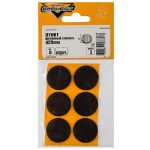 Пункт фетр.самокл. d28мм корич (6 шт) "Element"