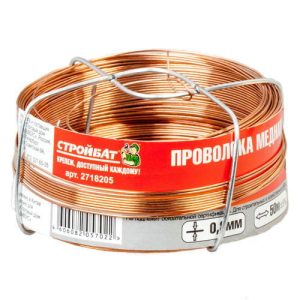 Проволока медная 0,8мм (50 м)