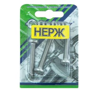 Винт нерж.пкр. DIN 7985 М 6х40 (3шт)