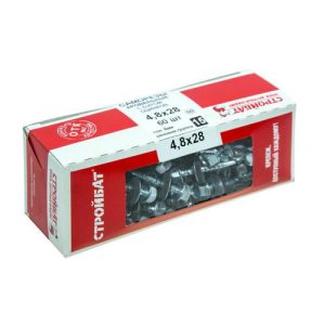 Саморезы кровельные оц.с буром 4,8х28 (60 шт)