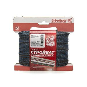 Шнур полипр.вязаный 3,0 мм (цветной 50 м)