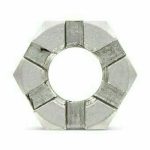 Гайка DIN 937 А2 шестигранная, низкая, корончатая М10