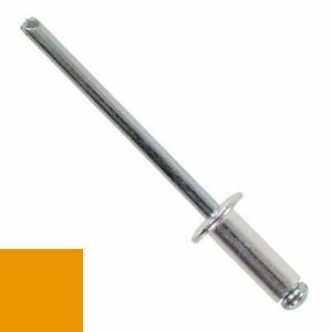 Заклепка DIN 7337 вытяжная стандартный бортик, AL (mg 2.5%)/ST, RAL 1004 M3.2х8