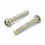 Винт ART 9121 А2 с полукруглой головкой, шлиц TORX-PIN М10х70 TX-PIN45