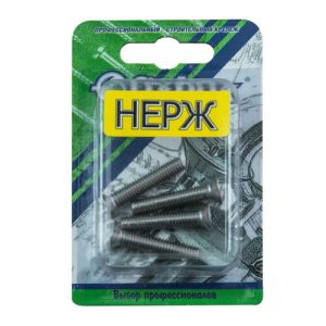 Винт нерж.пот. DIN 965 М 6х30 (4шт)