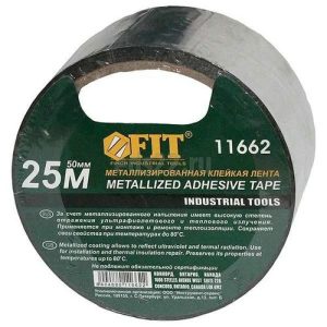Лента клейкая металлизированная Fit 11662 50 мм 25 м