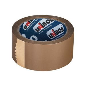 UNIBOB Скотч упаковочный коричневый 50 х намотка 55 м 66 6448