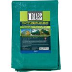 Тент универсальный X-Glass 330012 зеленый с люверсами 4х8 м 120 г/м2