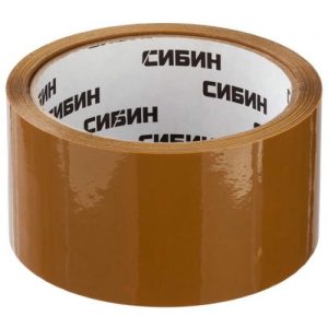 Лента клейкая Сибин 12057-50-50_z02 коричневая 48мм х 50 м