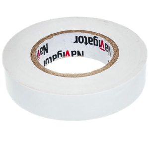Изолента ПВХ Navigator NIT-B15-20/WH белая 15 мм 20 м