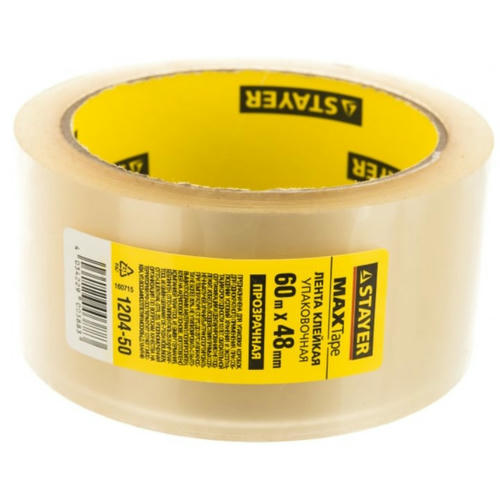 Лента клейкая Stayer Max Tape 1204-50 48мм х 60м
