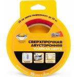 Лента AVIORA клейкая для тяжелых грузов 15 мм 3 м
