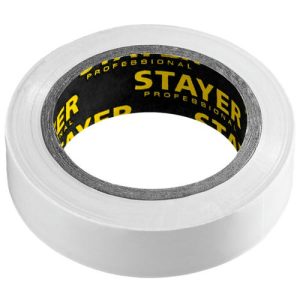 Изолента Stayer Protect-10 12291-W 15 мм белая 10 м