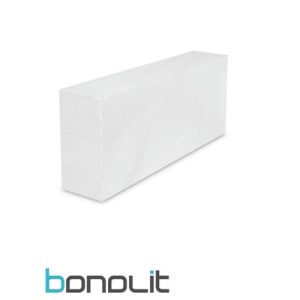 Блок газобетонный перегородочный 600*200*100мм B2,5 D500кг/м3 Bonolit