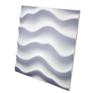 Дизайнерская 3D панель из гипса Artpole Sandy 2 LED RGB 2 модуля с радиопультом 600х600 мм