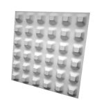 Дизайнерская 3D панель из гипса Artpole Structure 600х600 мм