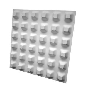 Дизайнерская 3D панель из гипса Artpole Structure 600х600 мм