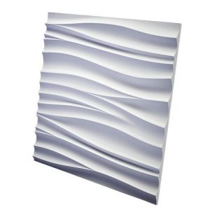 Дизайнерская 3D панель из гипса Artpole Silk 2 600х600 мм
