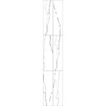 Панель стеновая ПВХ Панельпласт Ultra Marble Grafit straight 2700х250х8 мм