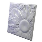 Дизайнерская 3D панель из гипса Artpole Sunflower 500х500 мм