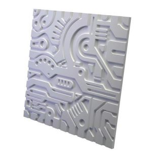Дизайнерская 3D панель из гипса Artpole EX-Machina B 600х600 мм