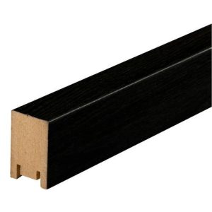Рейка интерьерная МДФ Стильный дом v530965 Черный 2700х35х22 мм