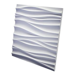 Дизайнерская 3D панель из гипса Artpole Silk 1 600х600 мм