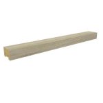 Рейка декоративная ПВХ Баффели Topline PW 1640 Дуб сонома 2800х40х16 мм 12 шт