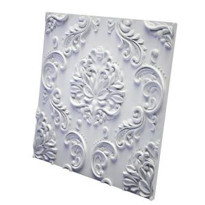 Дизайнерская 3D панель из гипса Artpole Valencia LED White 3 модуля 600х600 мм