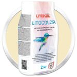Смесь затирочная цементная для швов Litokol Litocolor L.21 светло-бежевая 2 кг