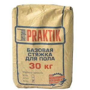 Стяжка для пола Bergauf Praktik М 200 базовая 30 кг