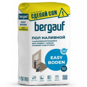 Пол наливной Bergauf Easy Boden самонивелирующийся 25 кг