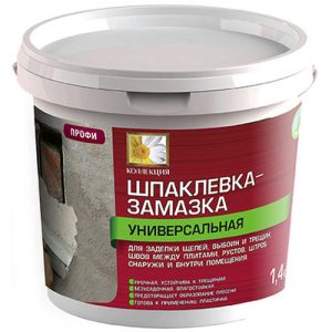 Замазка строительная универсальная 1,4кг ведро Ижсинтез