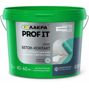 Грунт адгезионный Бетонконтакт ЛАКРА (12кг)