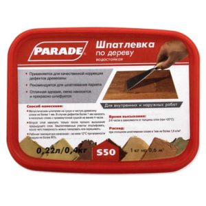 Шпатлевка акриловая по дереву Parade Classic S50 Сосна 0,4 кг