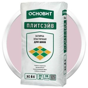 Затирка эластичная Основит Плитсэйв XC6 E Сирень 064 20 кг